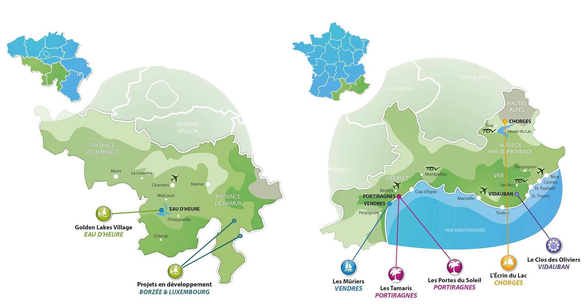 Carte - Biens de seconde résidence par Lamy Property